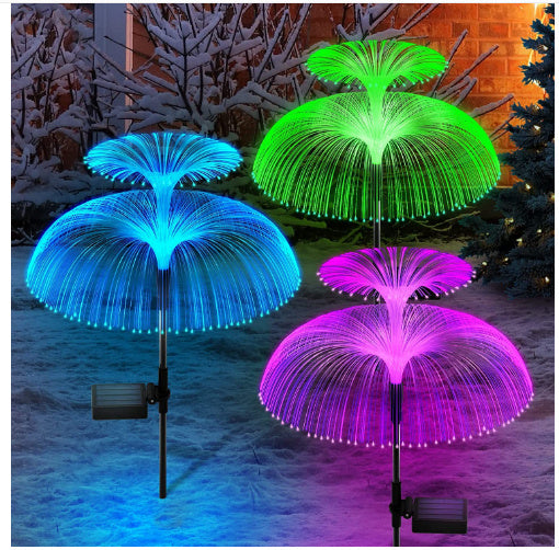 Solar Colorful LED Jellyfish Light Outdoor