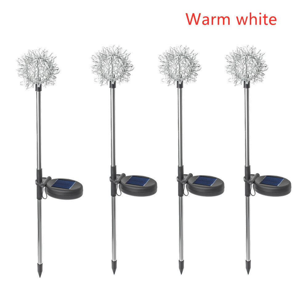 Solar Light Solar Dandelion Plug In Light Garden Decoration LED Light