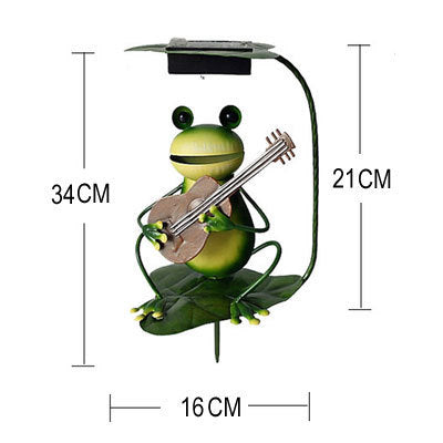 Solar Lamp Outdoor Lawn Lamp Lawn Lamp Ground Plug Lamp Frog Garden Decoration Lamp