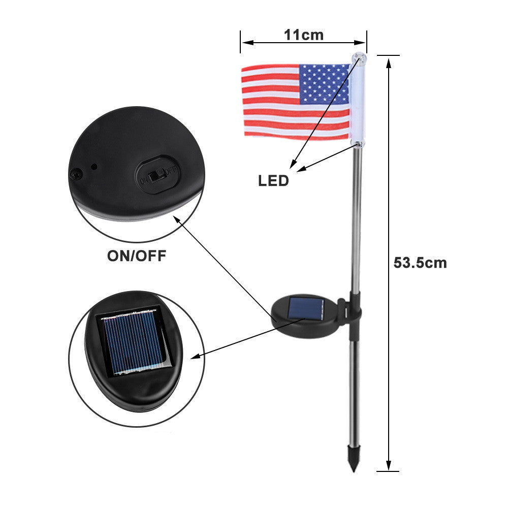 Garden Decoration Solar Flag Light