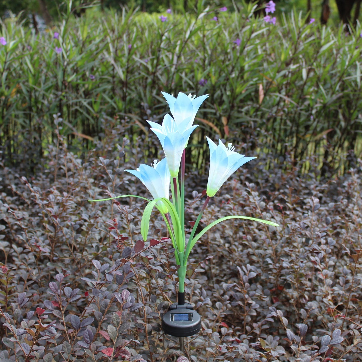 Solar Lily Colorful LED Artificial Lantern