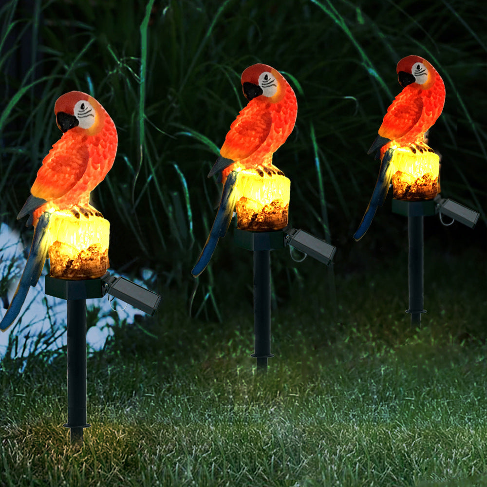 Solar Resin Eagle Lawn Lamp Outdoor Garden Villa Decoration Landscape Lamp