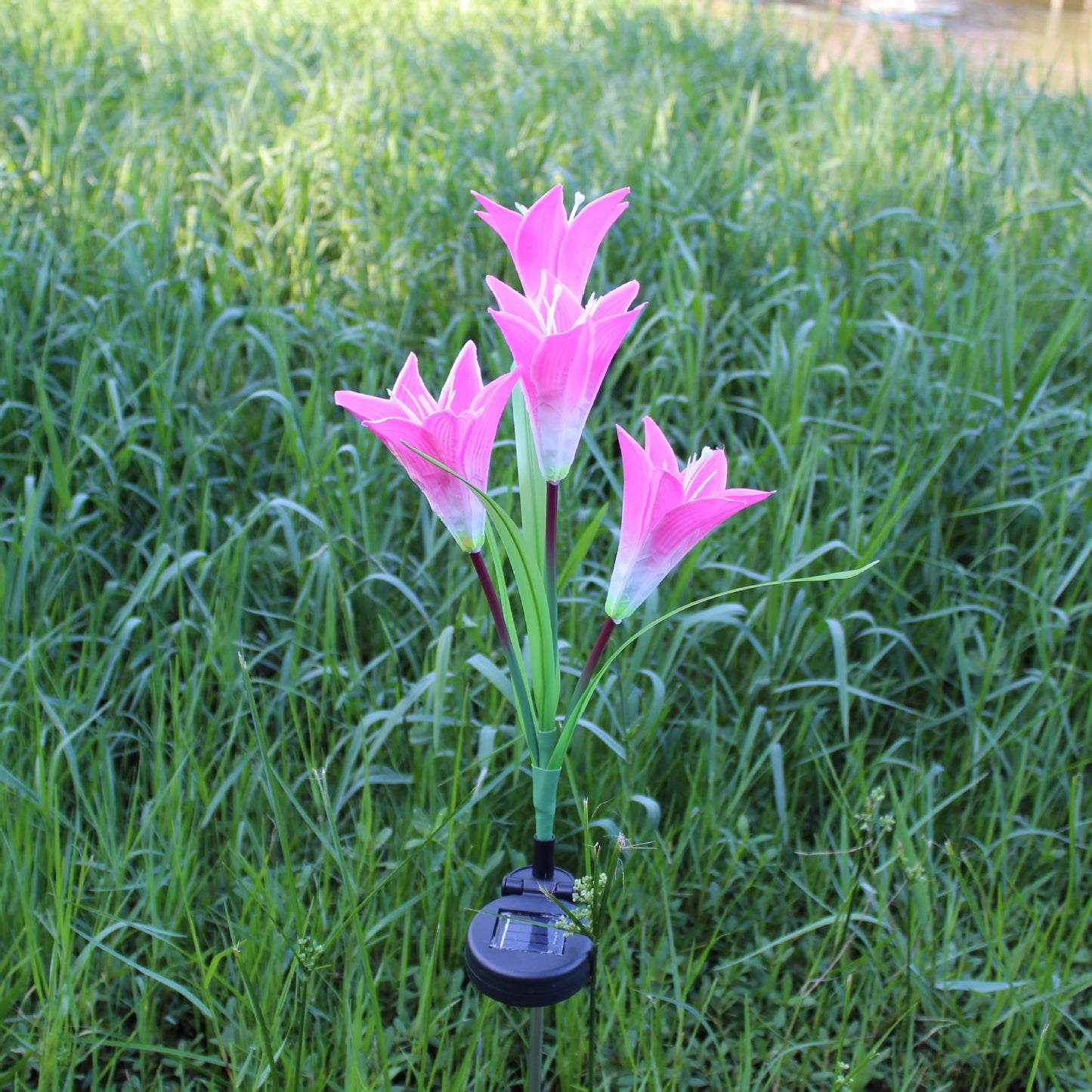 Solar Lily Colorful LED Artificial Lantern