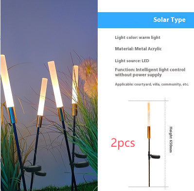 Solar Reed Outdoor Landscape Lawn Lamp