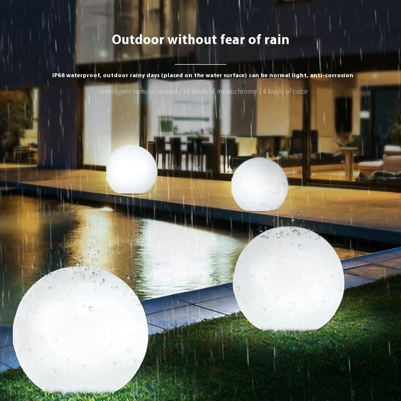 Villa Courtyard Landscape Lamp Outdoor Waterproof Spherical