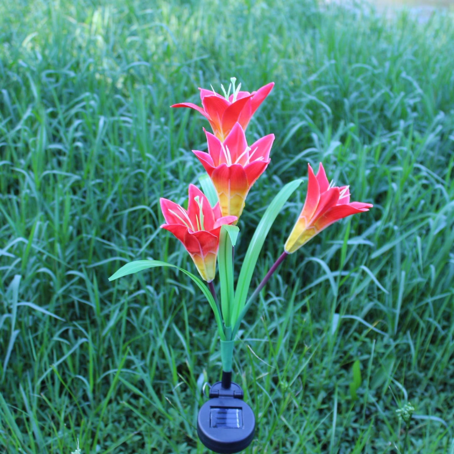 Solar Lily Colorful LED Artificial Lantern