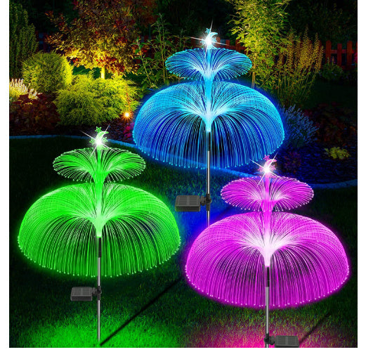 Solar Colorful LED Jellyfish Light Outdoor