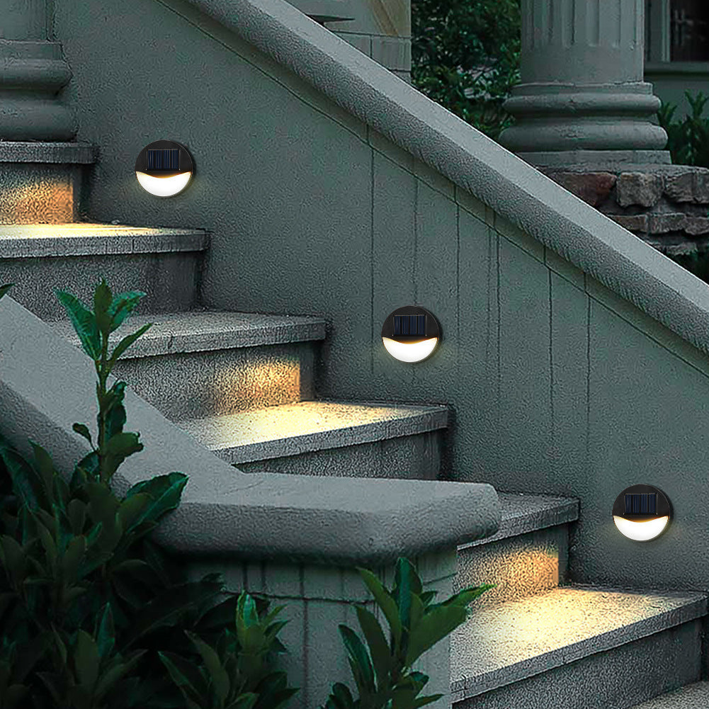 Solar Outdoor Stair Wall Lamp Step Light