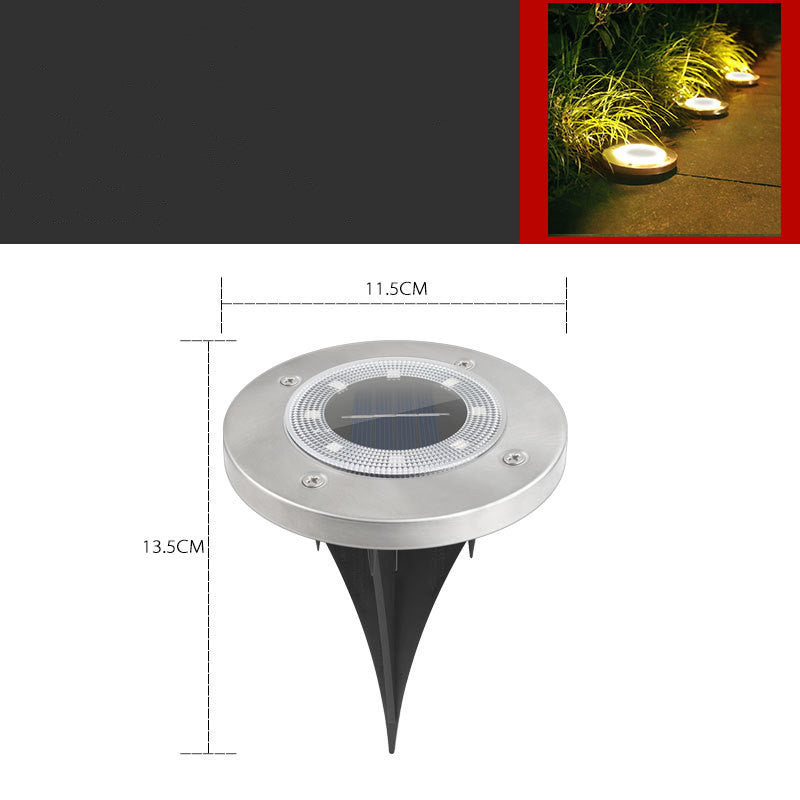 Outdoor Solar Lawn Garden Underground Light