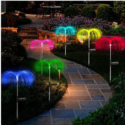 Solar Colorful LED Jellyfish Light Outdoor