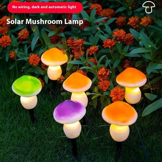 Solar Mushroom Outdoor Waterproof Courtyard Lawn Lamp