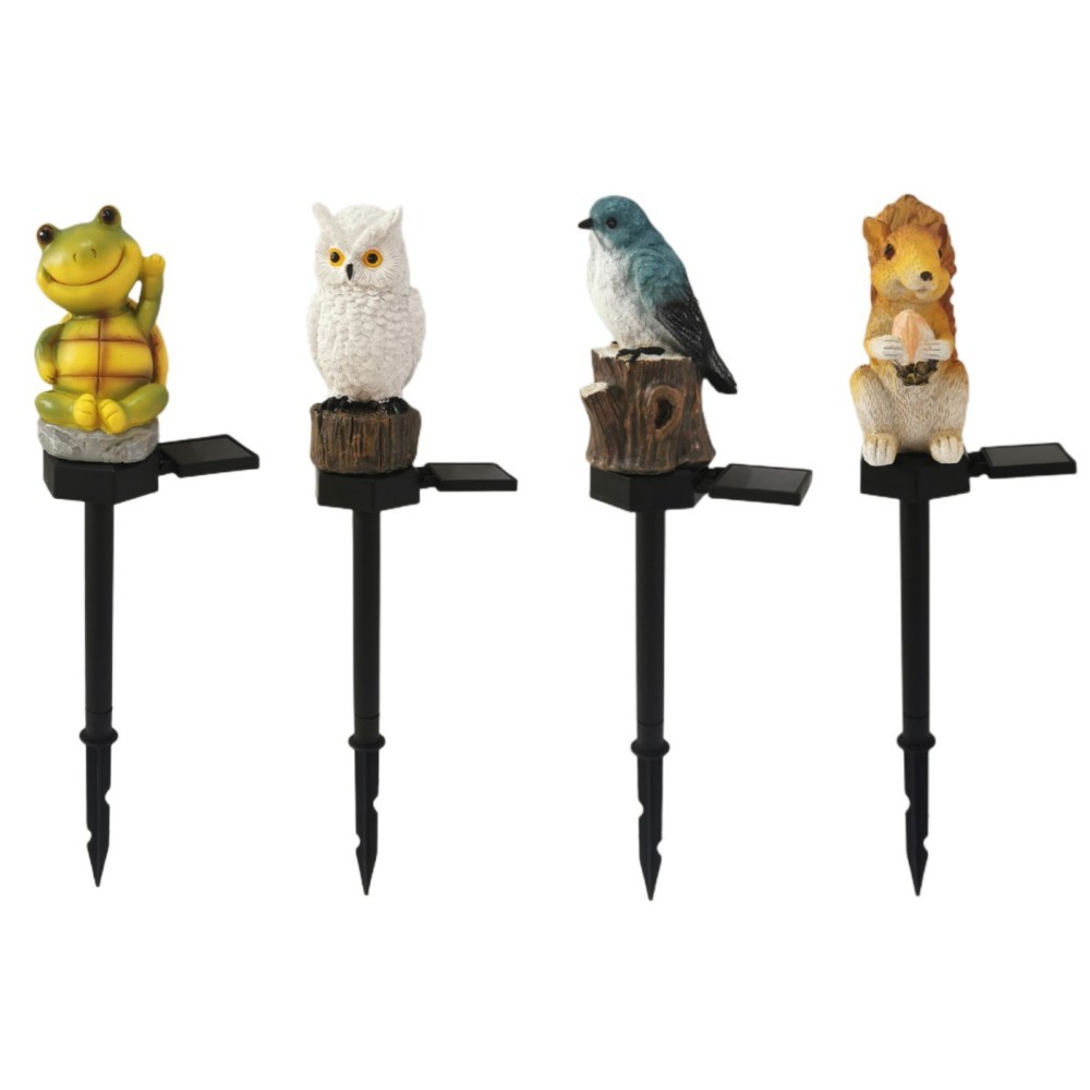 Solar Garden Light Outdoor, Owl Solar Garden Stake Light, Waterproof Warm White LED Light For Garden, Patio, Yard, Lawn, Walkway Decoration