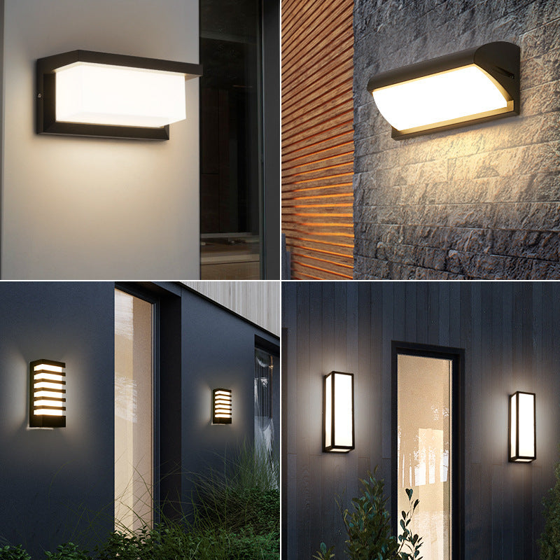 Simple Outdoor Waterproof Wall Balcony Stairs Garden Lamp