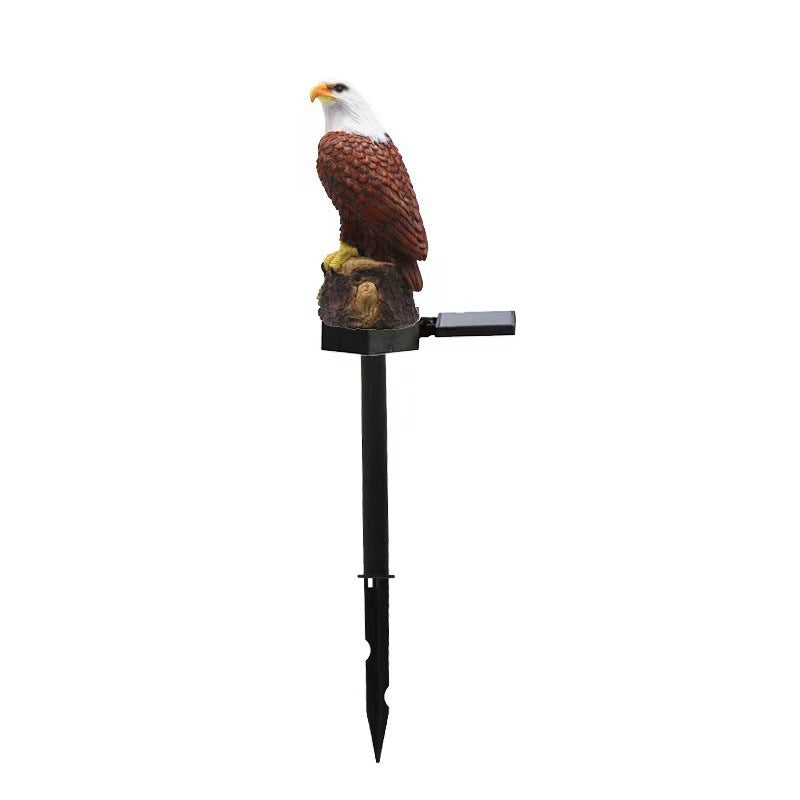 Solar Resin Eagle Lawn Lamp Outdoor Garden Villa Decoration Landscape Lamp